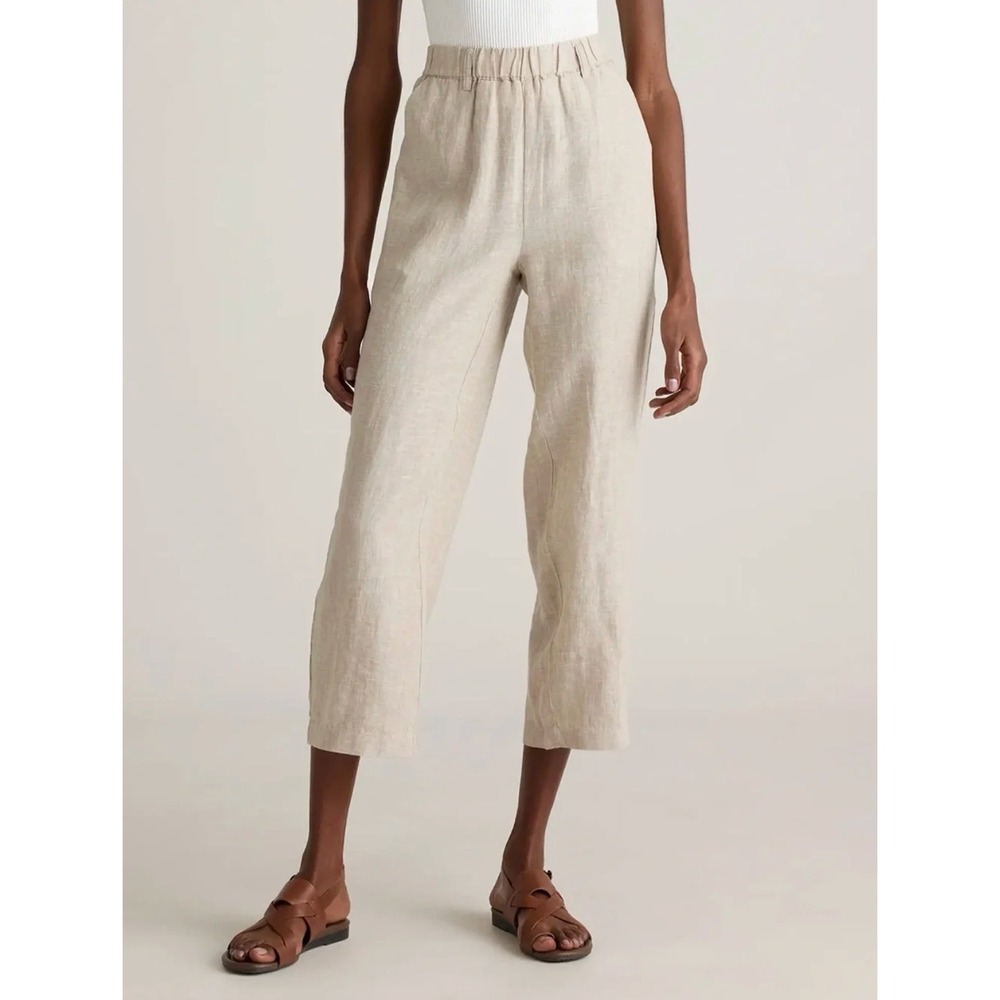 Quince Womens 100% European Linen Pants Size XS Flax Pull On